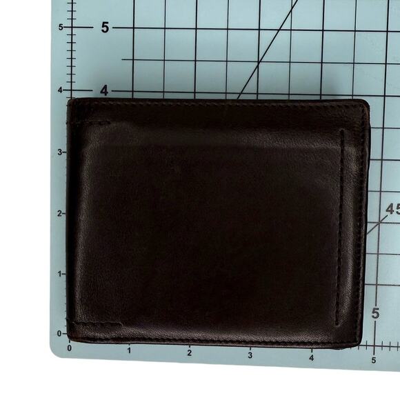 Lanvin Wallet Brown Leather Bi-fold with Coin Pocket - Picture 5 of 9